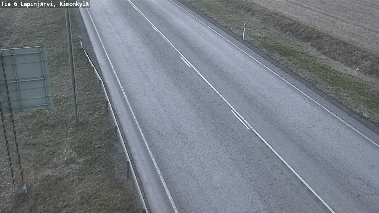 Weather Camera Image Väg 6 Lapinjärvi, Kimoböle, Lapinjärvi, Uusimaa