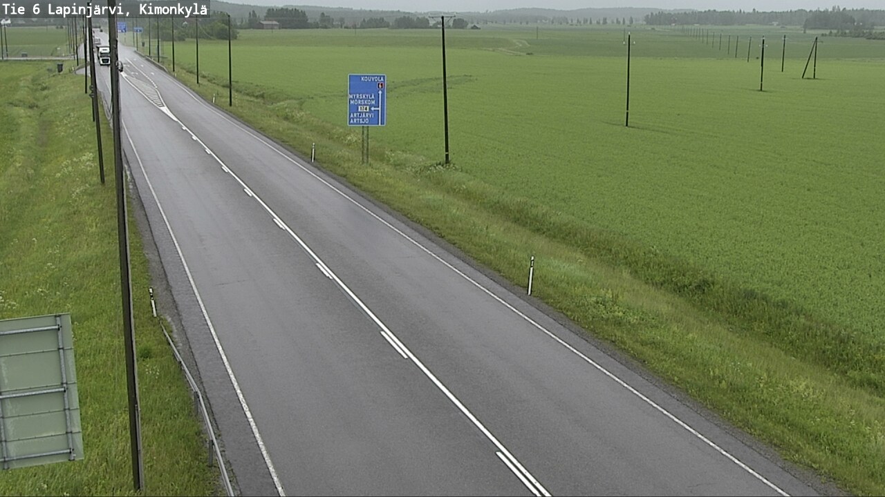 Weather Camera Image Väg 6 Lapinjärvi, Kimoböle, Lapinjärvi, Uusimaa