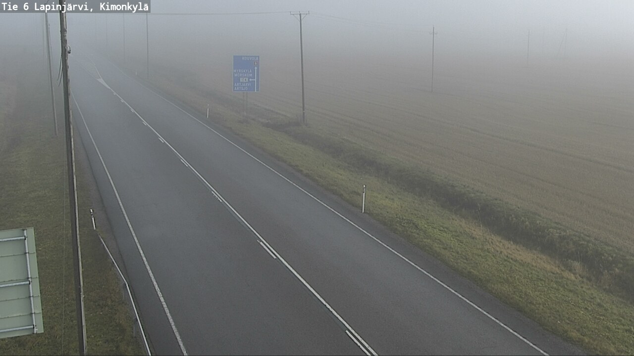 Kelikamerat Kuva Tie 6 Lapinjärvi, Kimonkylä, Lapinjärvi, Uusimaa