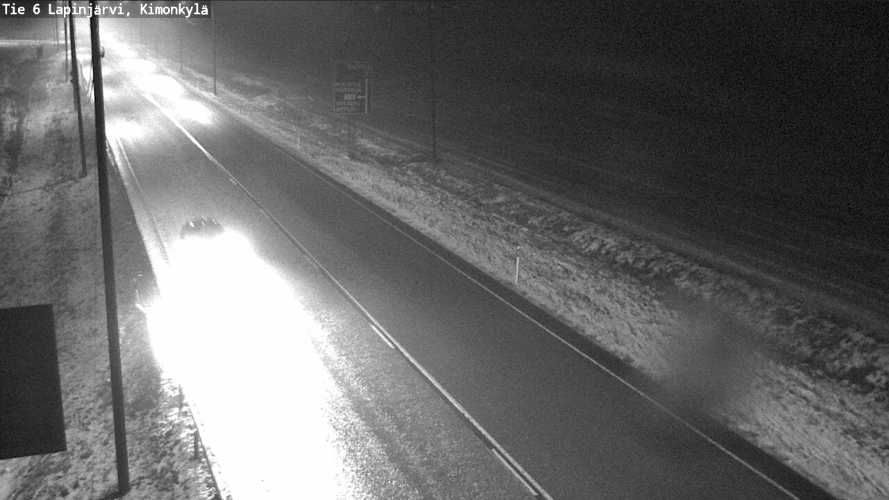 Weather Camera Image Väg 6 Lapinjärvi, Kimoböle, Lapinjärvi, Uusimaa