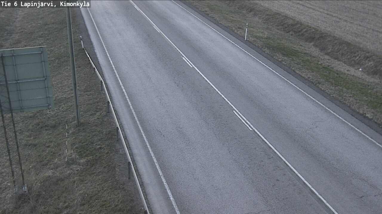 Weather Camera Image Väg 6 Lapinjärvi, Kimoböle, Lapinjärvi, Uusimaa