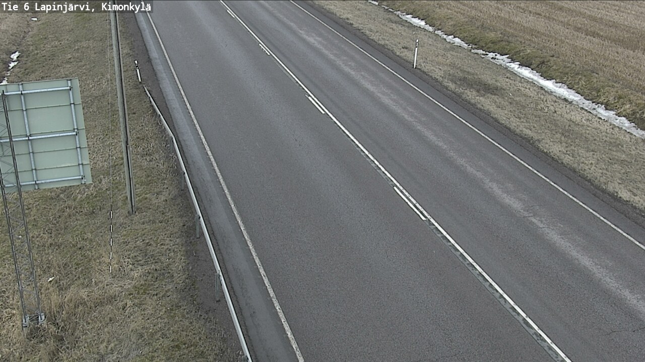Weather Camera Image Väg 6 Lapinjärvi, Kimoböle, Lapinjärvi, Uusimaa