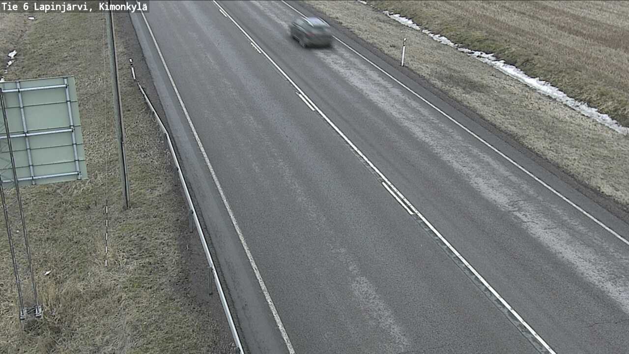 Weather Camera Image Road 6 Lapinjärvi, Kimonkylä, Lapinjärvi, Uusimaa