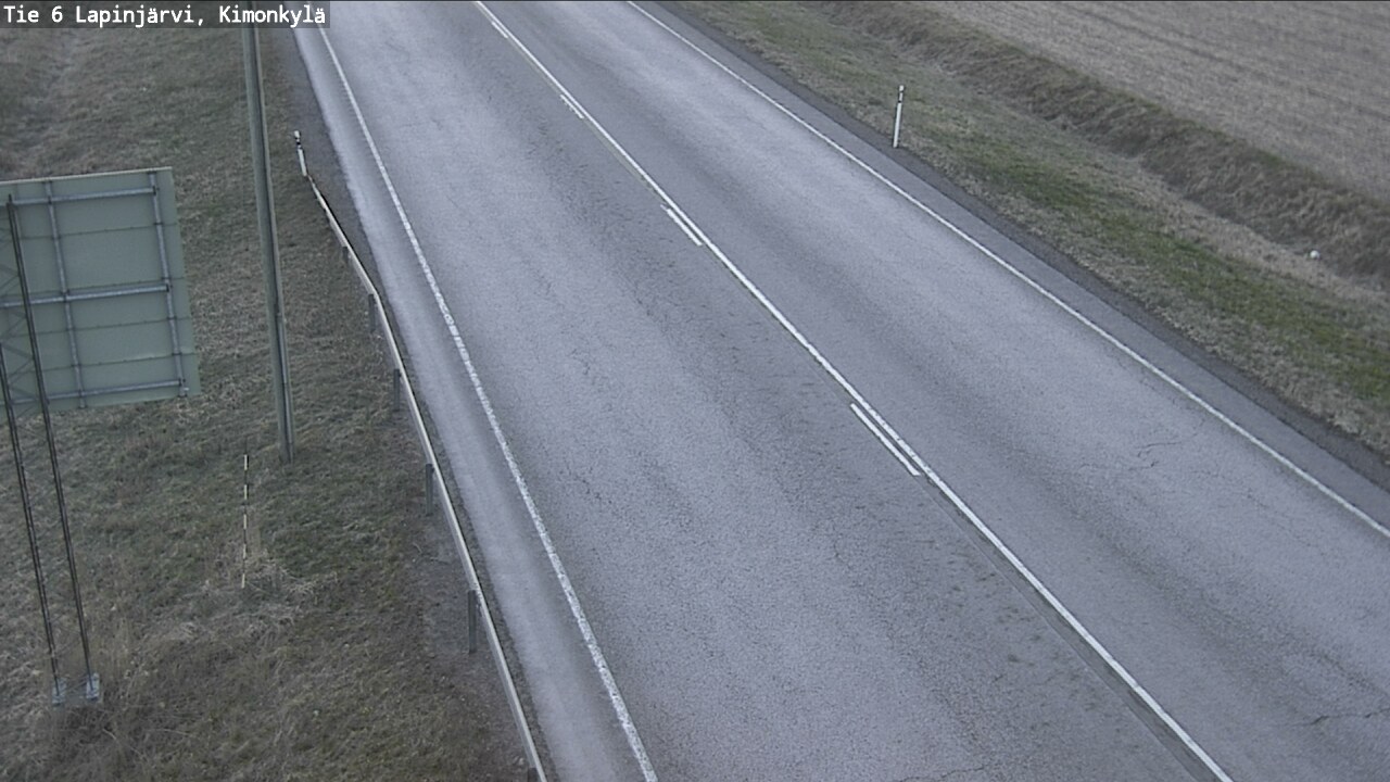 Weather Camera Image Väg 6 Lapinjärvi, Kimoböle, Lapinjärvi, Uusimaa