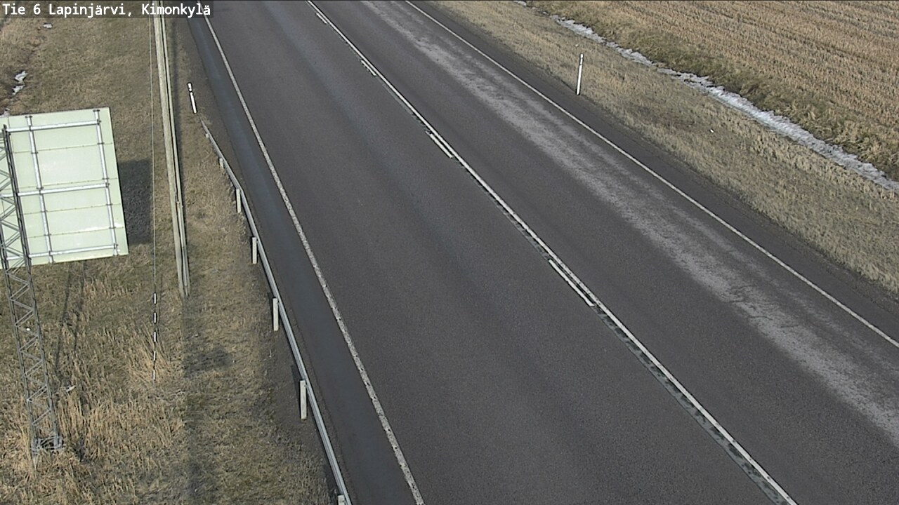 Weather Camera Image Road 6 Lapinjärvi, Kimonkylä, Lapinjärvi, Uusimaa