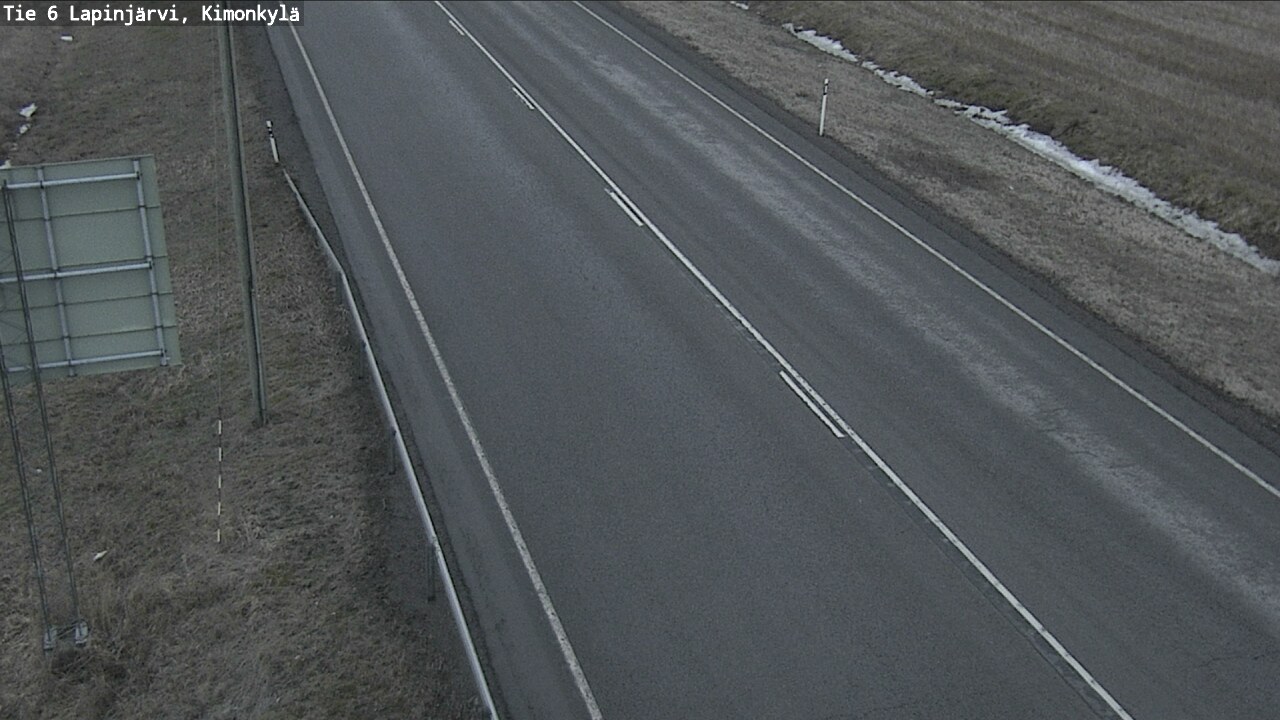 Weather Camera Image Road 6 Lapinjärvi, Kimonkylä, Lapinjärvi, Uusimaa