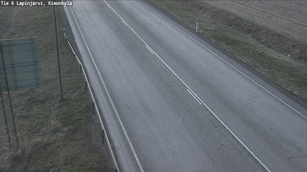 Weather Camera Image Väg 6 Lapinjärvi, Kimoböle, Lapinjärvi, Uusimaa