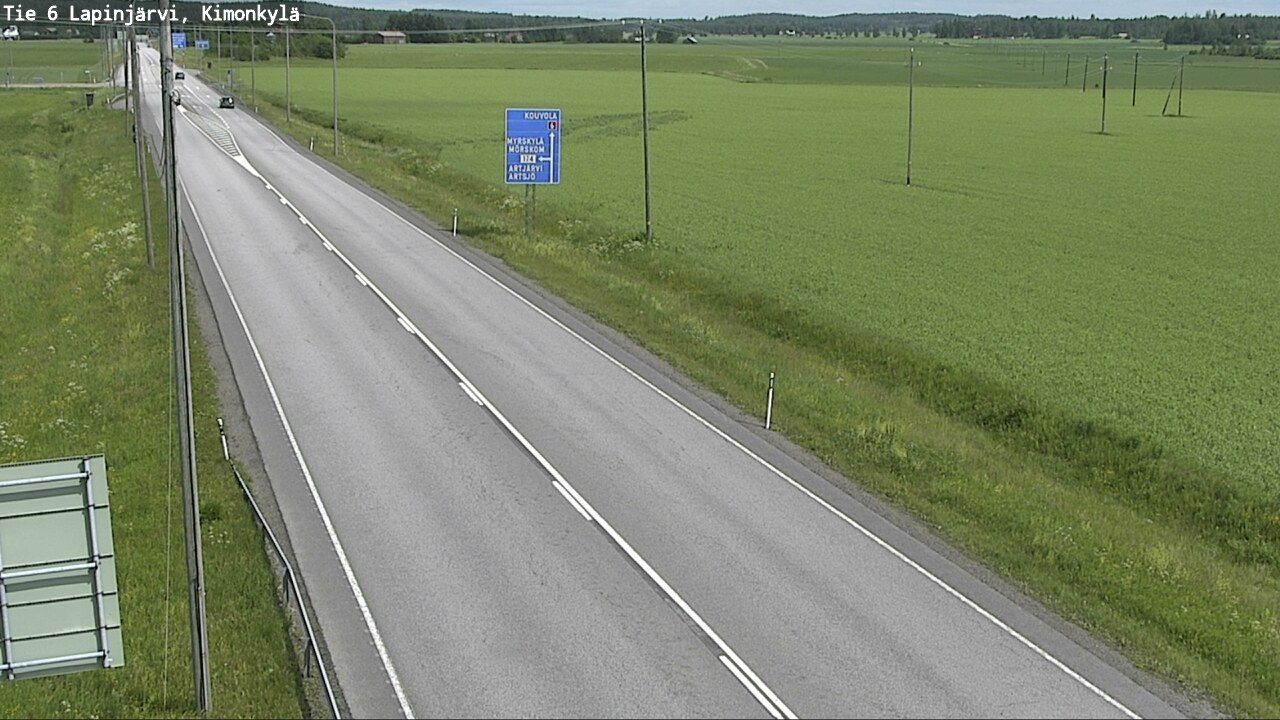 Kelikamerat Kuva Tie 6 Lapinjärvi, Kimonkylä, Lapinjärvi, Uusimaa