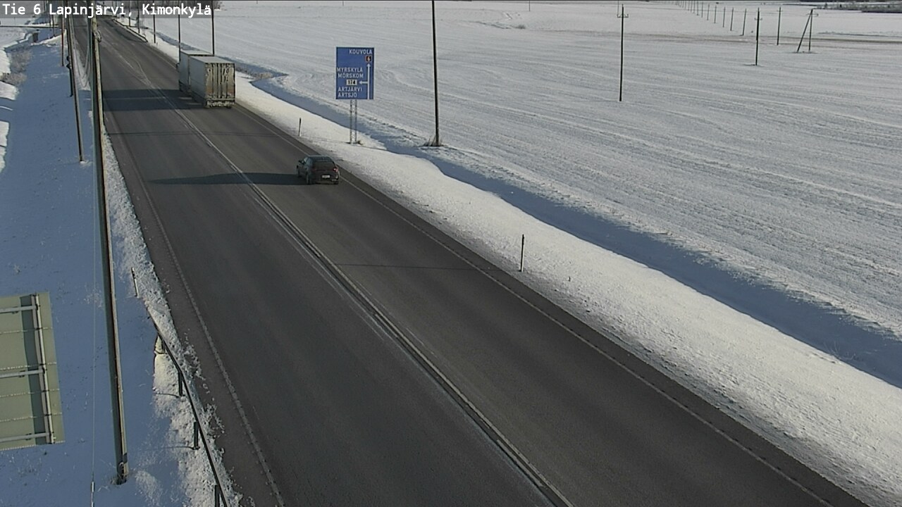 Kelikamerat Kuva Tie 6 Lapinjärvi, Kimonkylä, Lapinjärvi, Uusimaa