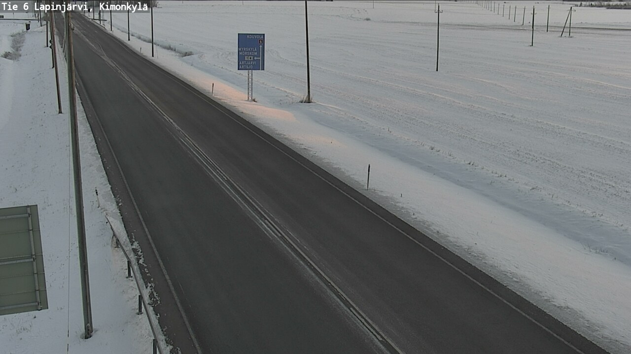 Kelikamerat Kuva Tie 6 Lapinjärvi, Kimonkylä, Lapinjärvi, Uusimaa