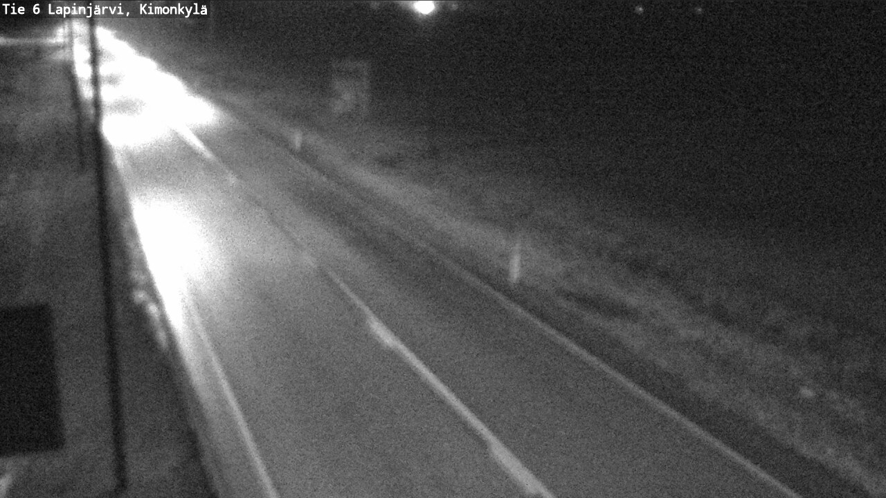 Weather Camera Image Väg 6 Lapinjärvi, Kimoböle, Lapinjärvi, Uusimaa