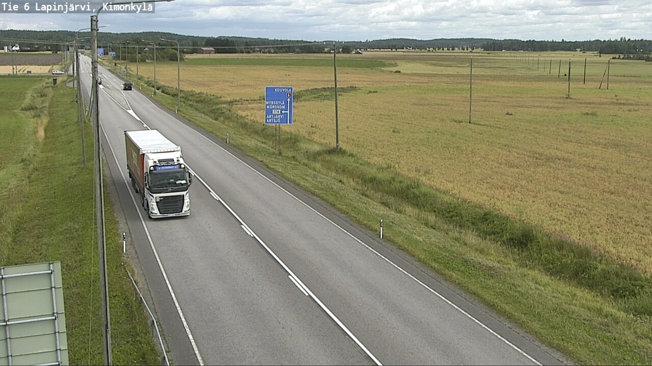 Kelikamerat Kuva Tie 6 Lapinjärvi, Kimonkylä, Lapinjärvi, Uusimaa