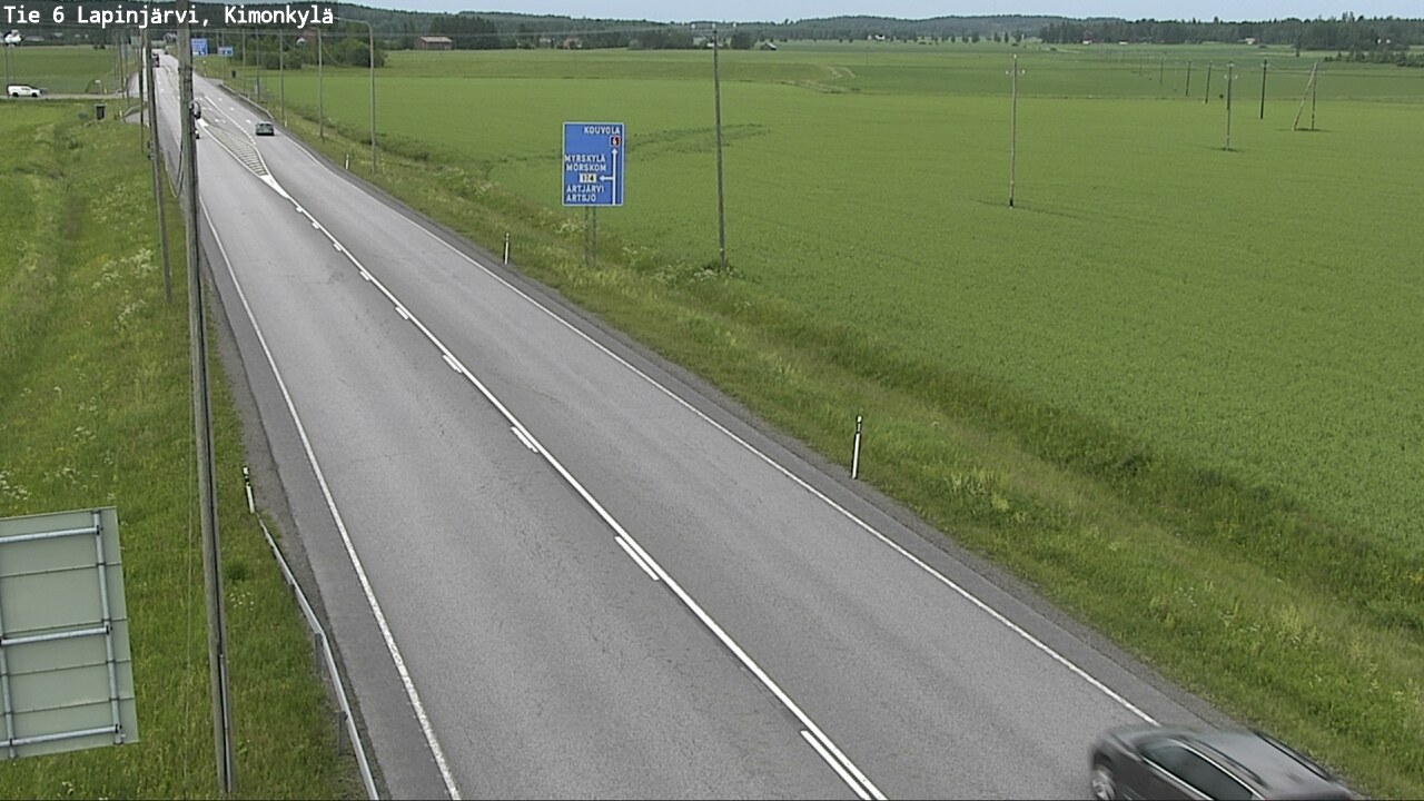 Kelikamerat Kuva Tie 6 Lapinjärvi, Kimonkylä, Lapinjärvi, Uusimaa