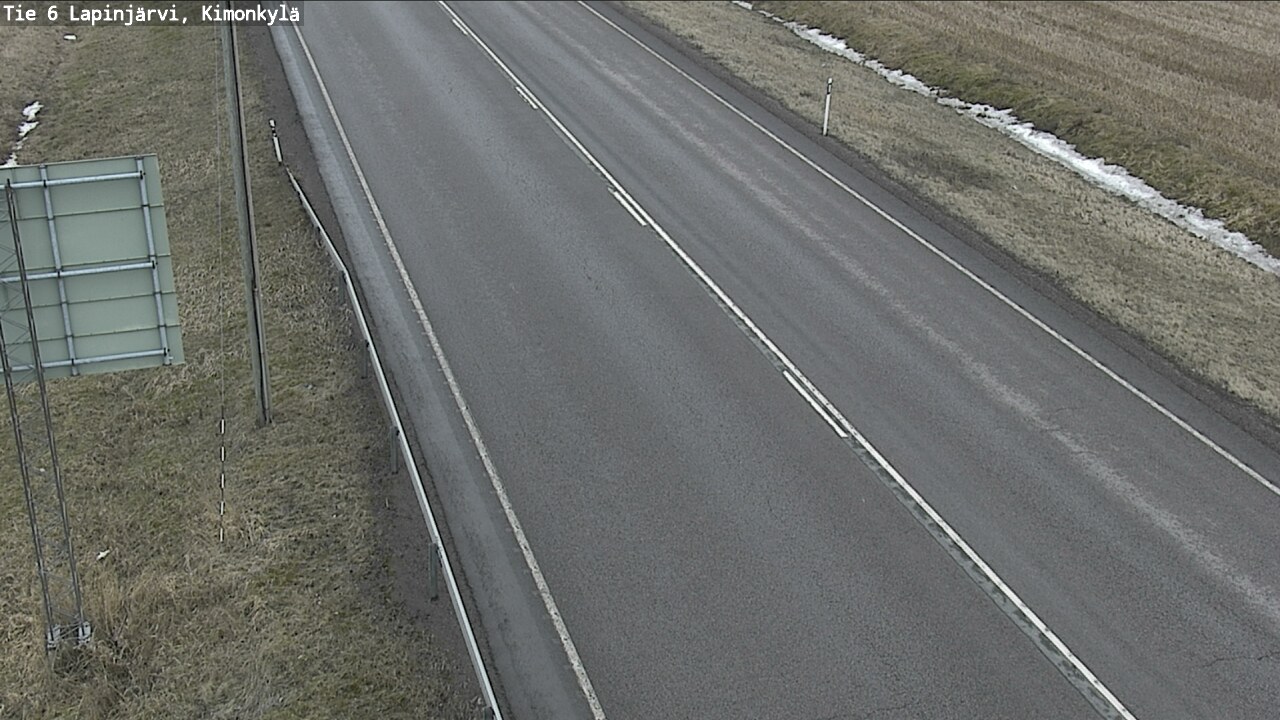 Weather Camera Image Väg 6 Lapinjärvi, Kimoböle, Lapinjärvi, Uusimaa