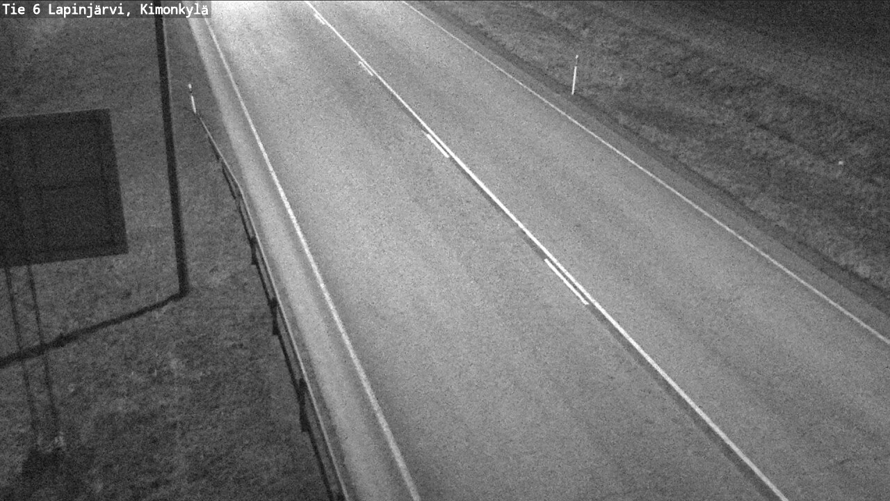 Weather Camera Image Road 6 Lapinjärvi, Kimonkylä, Lapinjärvi, Uusimaa