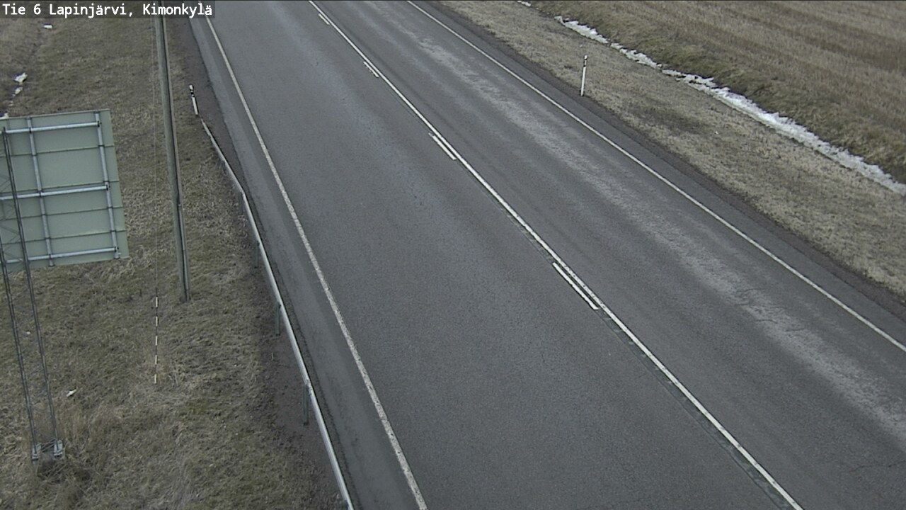 Weather Camera Image Road 6 Lapinjärvi, Kimonkylä, Lapinjärvi, Uusimaa