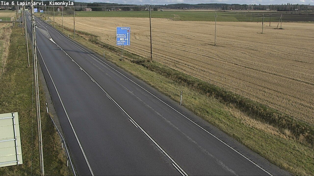 Kelikamerat Kuva Tie 6 Lapinjärvi, Kimonkylä, Lapinjärvi, Uusimaa