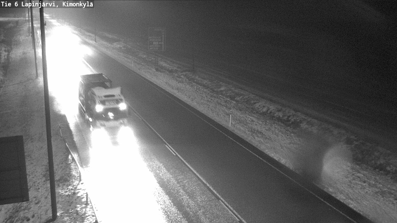 Weather Camera Image Väg 6 Lapinjärvi, Kimoböle, Lapinjärvi, Uusimaa