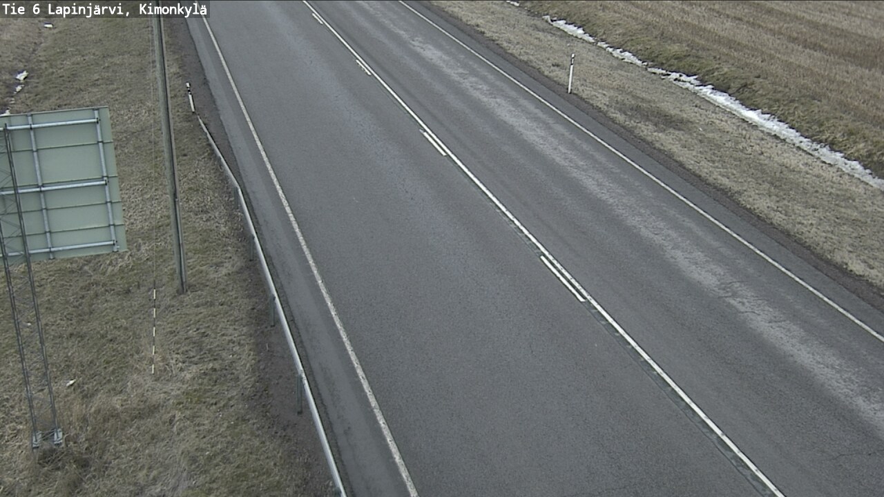 Weather Camera Image Road 6 Lapinjärvi, Kimonkylä, Lapinjärvi, Uusimaa
