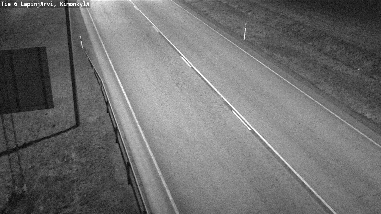 Weather Camera Image Väg 6 Lapinjärvi, Kimoböle, Lapinjärvi, Uusimaa