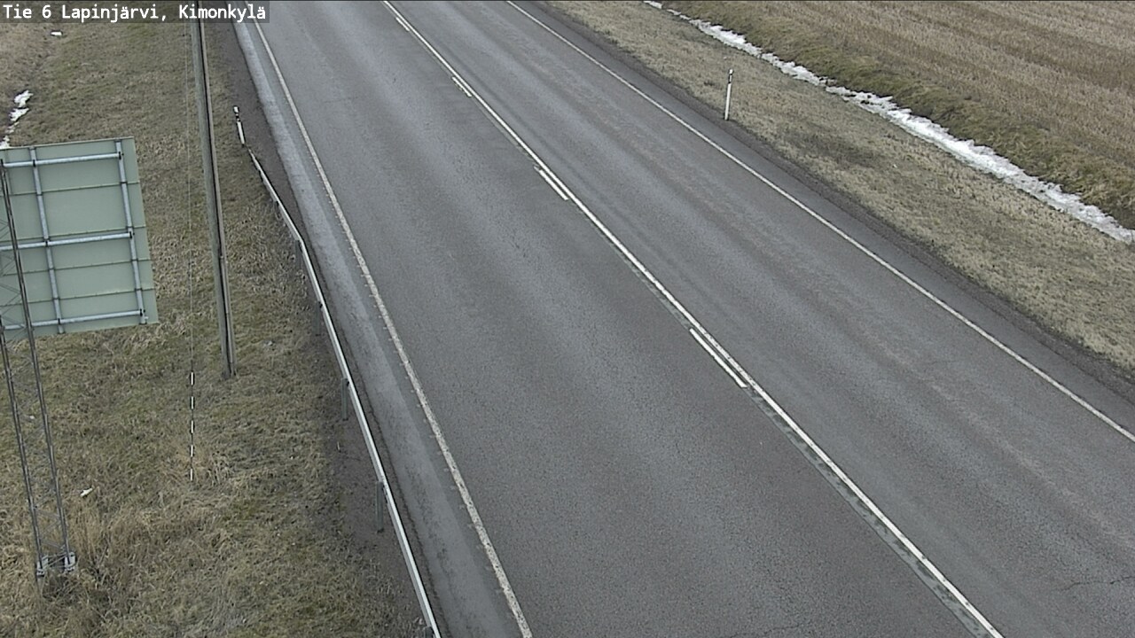Weather Camera Image Väg 6 Lapinjärvi, Kimoböle, Lapinjärvi, Uusimaa