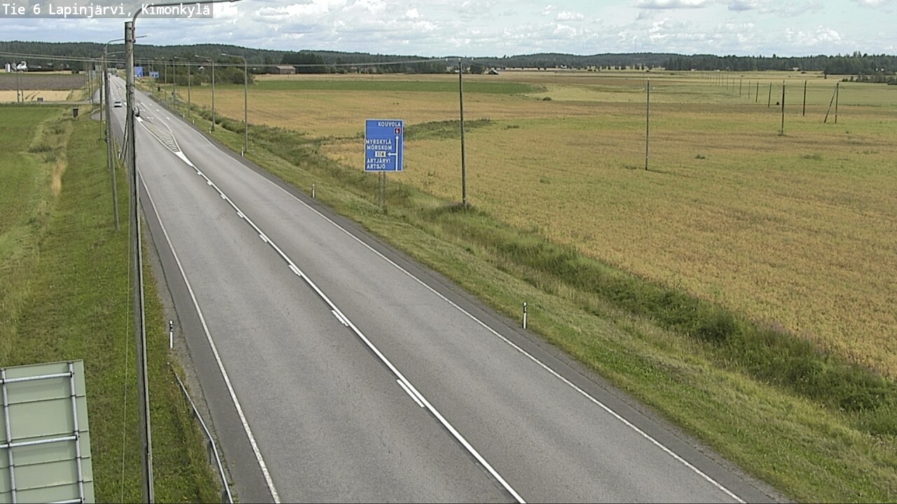 Kelikamerat Kuva Tie 6 Lapinjärvi, Kimonkylä, Lapinjärvi, Uusimaa
