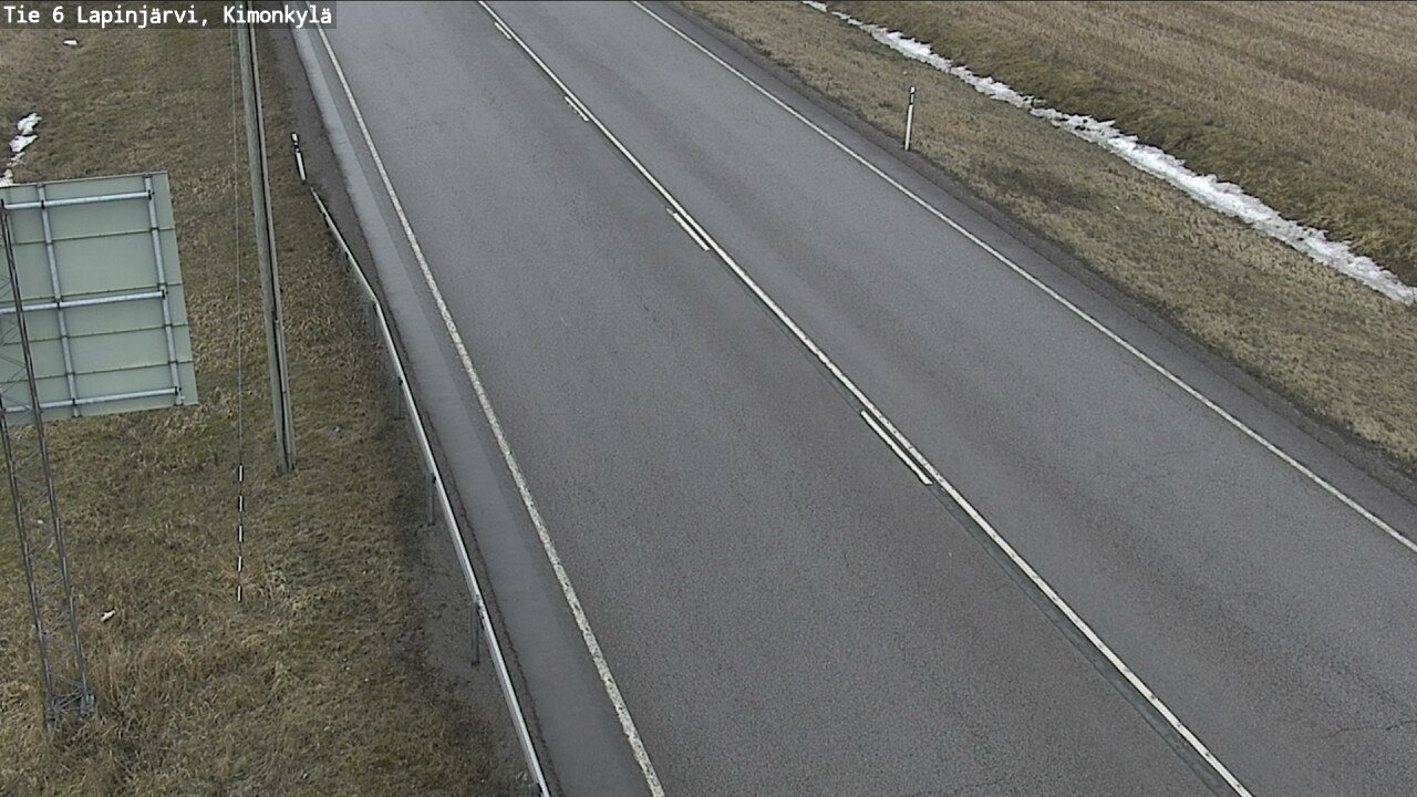 Weather Camera Image Väg 6 Lapinjärvi, Kimoböle, Lapinjärvi, Uusimaa