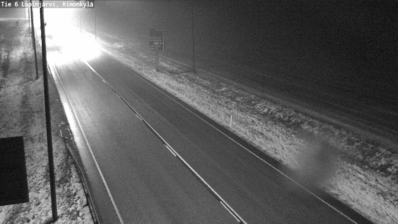 Weather Camera Image Väg 6 Lapinjärvi, Kimoböle, Lapinjärvi, Uusimaa