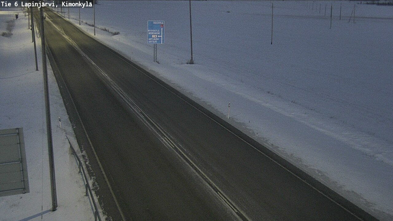 Kelikamerat Kuva Tie 6 Lapinjärvi, Kimonkylä, Lapinjärvi, Uusimaa