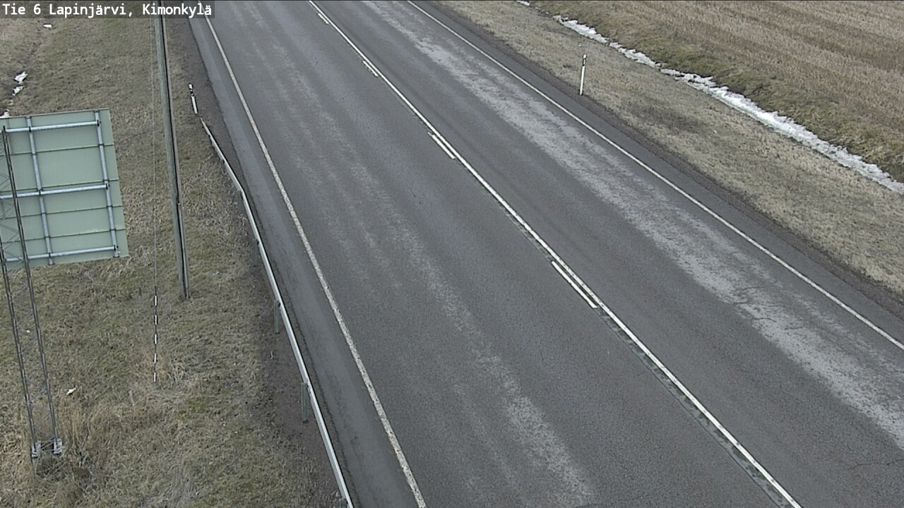 Weather Camera Image Road 6 Lapinjärvi, Kimonkylä, Lapinjärvi, Uusimaa