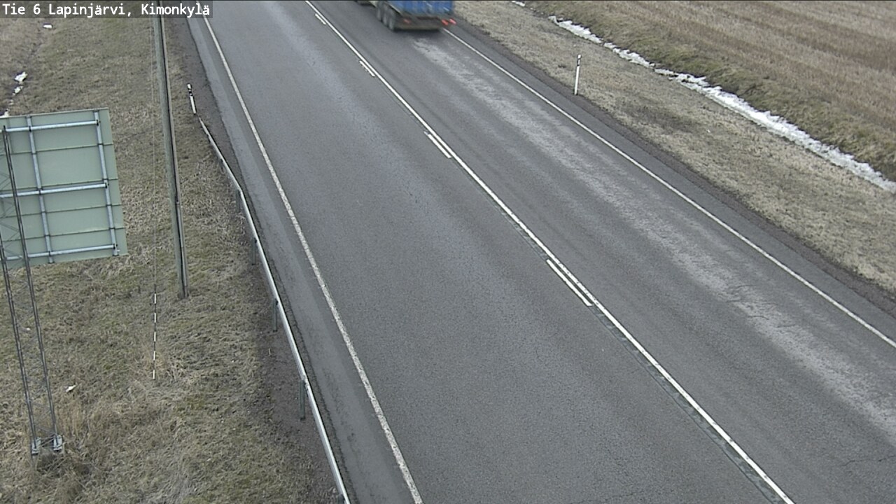 Weather Camera Image Road 6 Lapinjärvi, Kimonkylä, Lapinjärvi, Uusimaa