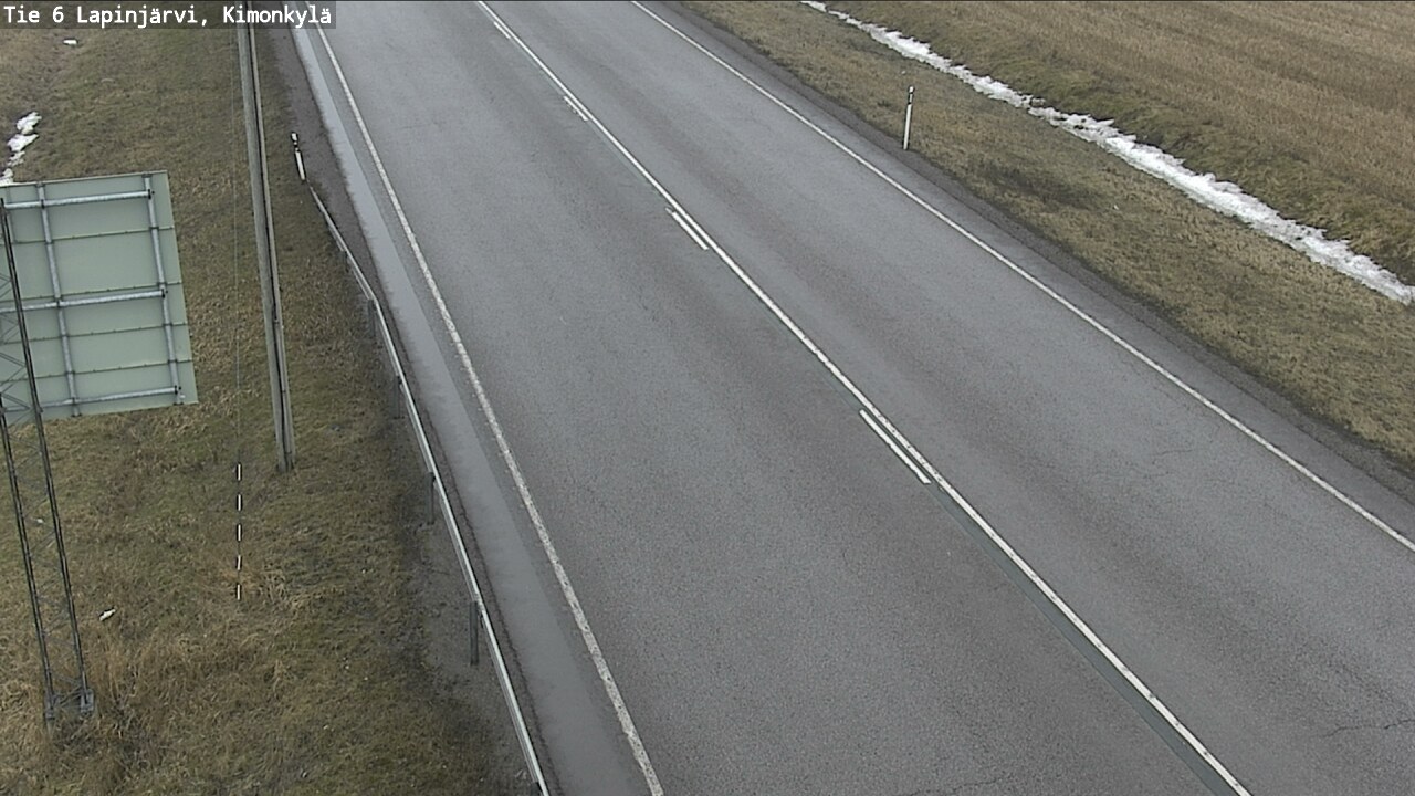 Weather Camera Image Väg 6 Lapinjärvi, Kimoböle, Lapinjärvi, Uusimaa