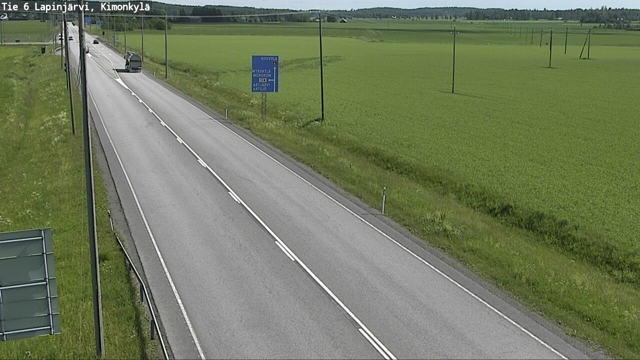 Kelikamerat Kuva Tie 6 Lapinjärvi, Kimonkylä, Lapinjärvi, Uusimaa