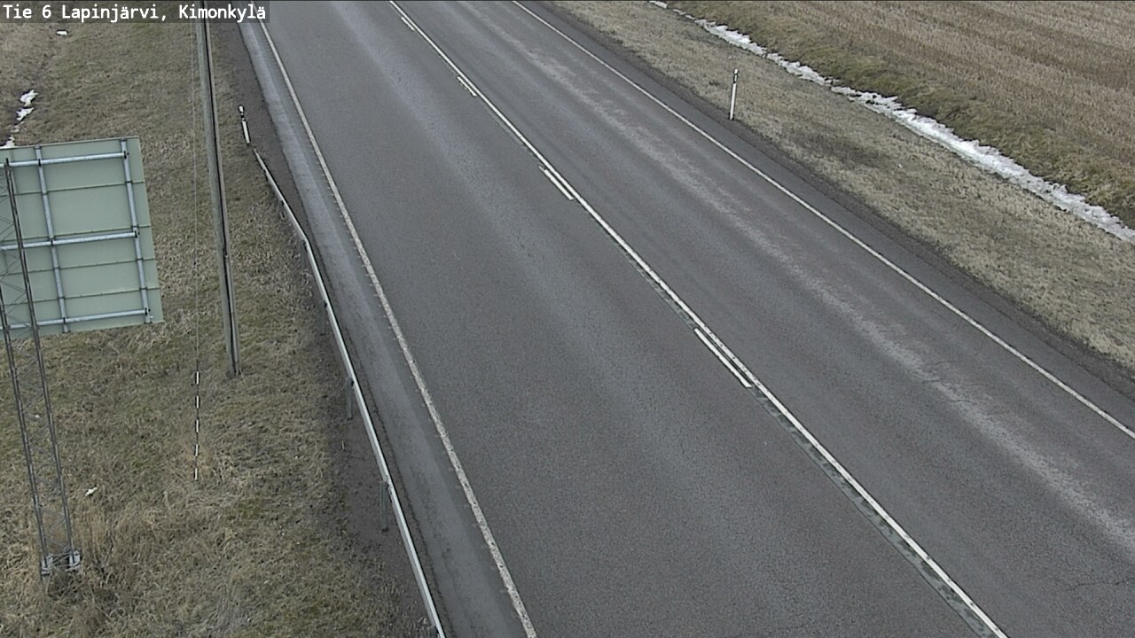 Weather Camera Image Väg 6 Lapinjärvi, Kimoböle, Lapinjärvi, Uusimaa