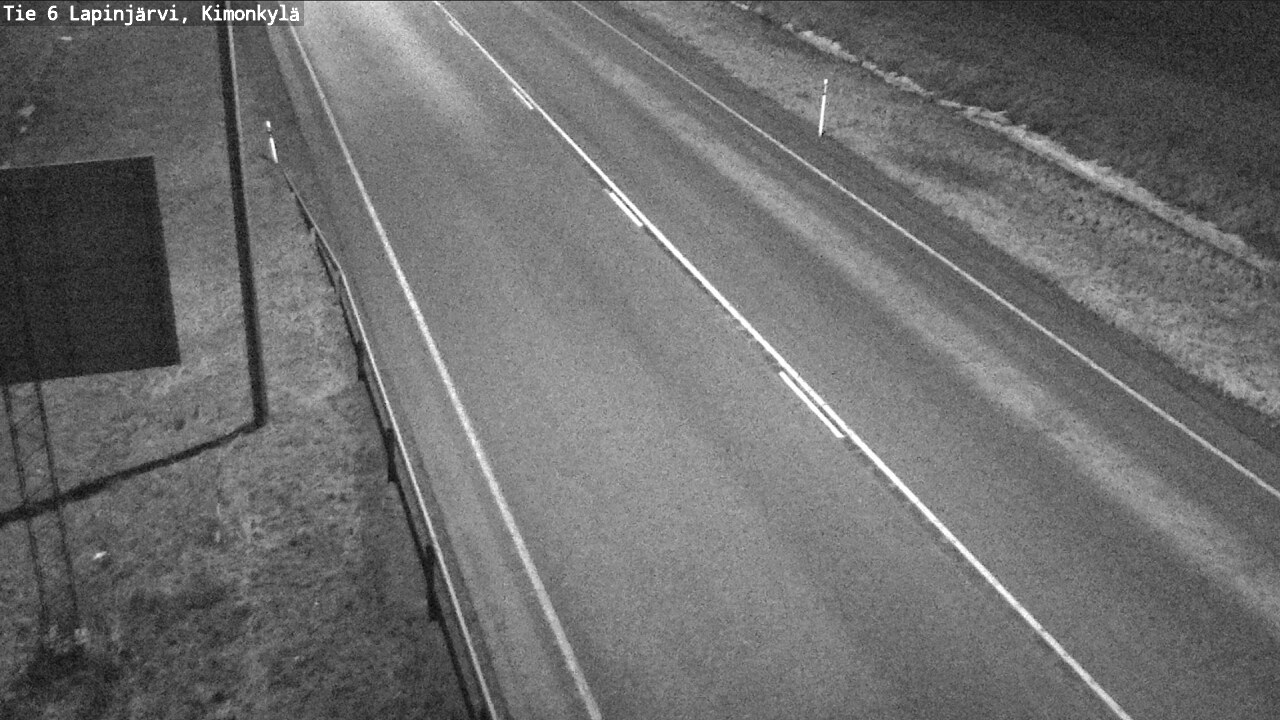 Weather Camera Image Road 6 Lapinjärvi, Kimonkylä, Lapinjärvi, Uusimaa