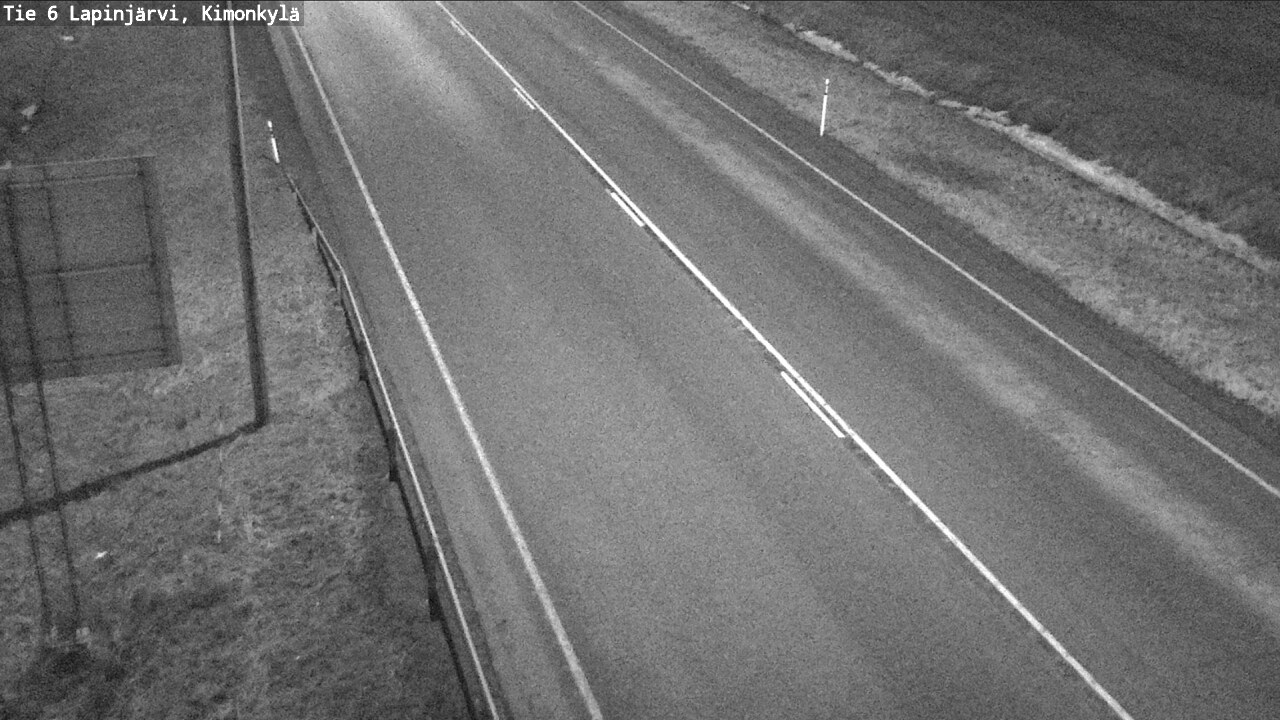 Weather Camera Image Road 6 Lapinjärvi, Kimonkylä, Lapinjärvi, Uusimaa