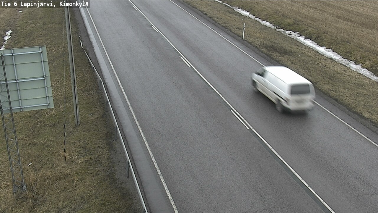 Weather Camera Image Väg 6 Lapinjärvi, Kimoböle, Lapinjärvi, Uusimaa