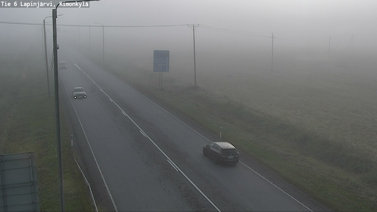Weather Camera Image Väg 6 Lapinjärvi, Kimoböle, Lapinjärvi, Uusimaa