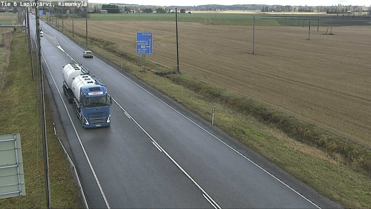 Kelikamerat Kuva Tie 6 Lapinjärvi, Kimonkylä, Lapinjärvi, Uusimaa