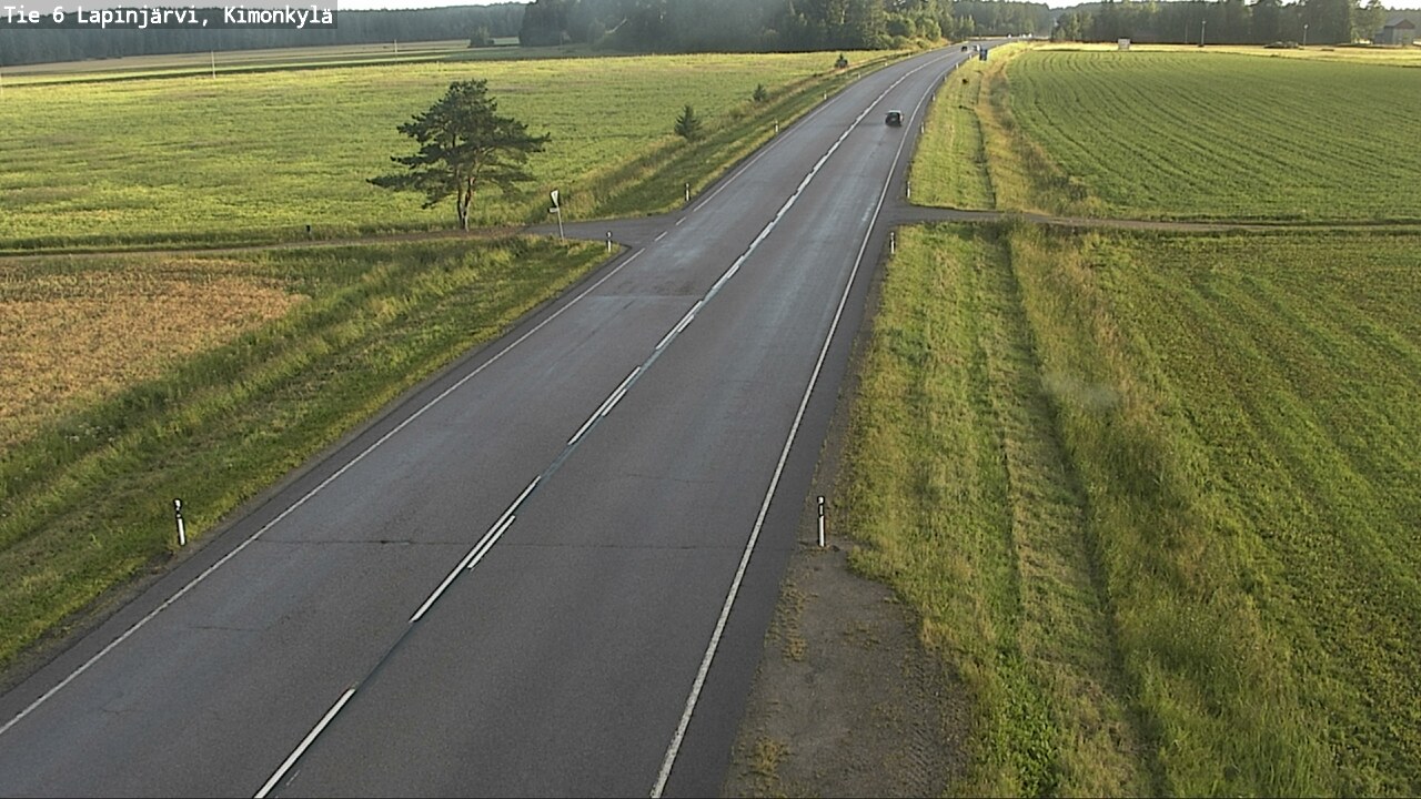 Weather Camera Image Väg 6 Lapinjärvi, Kimoböle, Lapinjärvi, Uusimaa