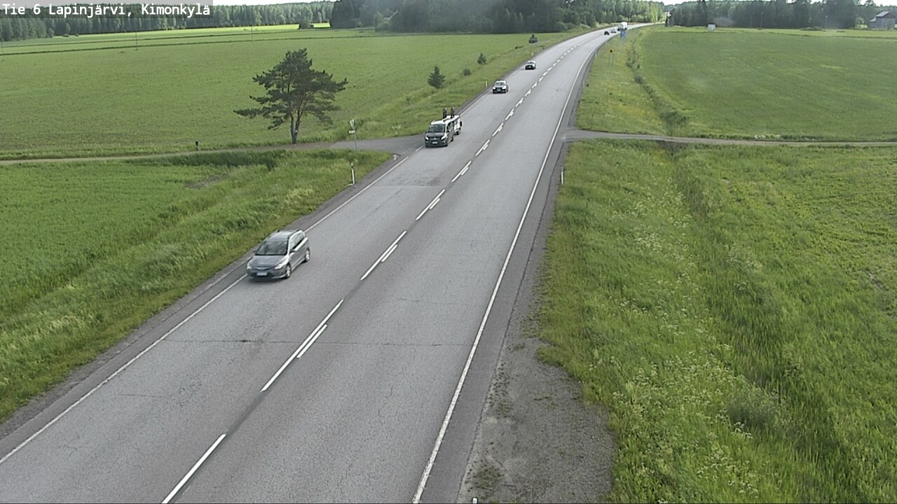 Weather Camera Image Väg 6 Lapinjärvi, Kimoböle, Lapinjärvi, Uusimaa