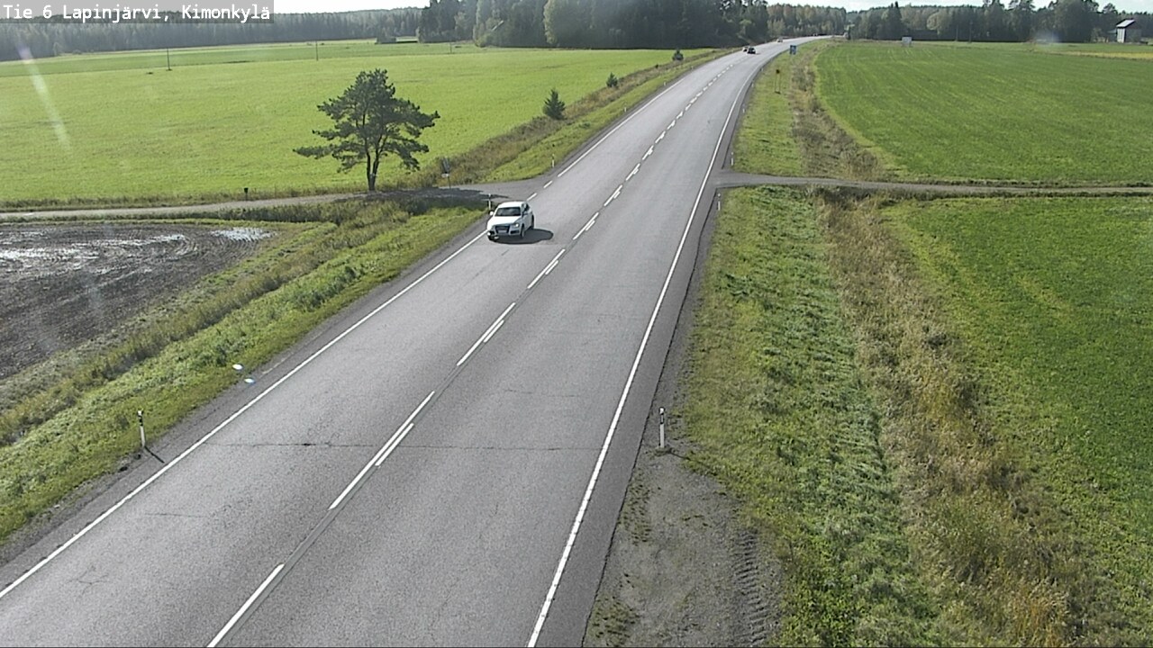 Weather Camera Image Road 6 Lapinjärvi, Kimonkylä, Lapinjärvi, Uusimaa