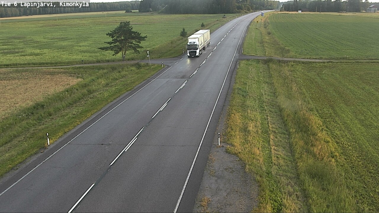 Weather Camera Image Väg 6 Lapinjärvi, Kimoböle, Lapinjärvi, Uusimaa