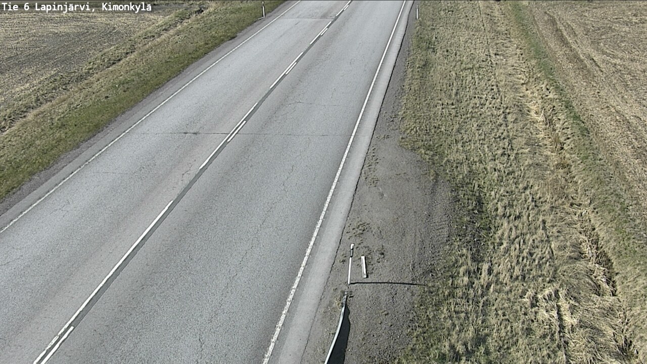 Weather Camera Image Väg 6 Lapinjärvi, Kimoböle, Lapinjärvi, Uusimaa