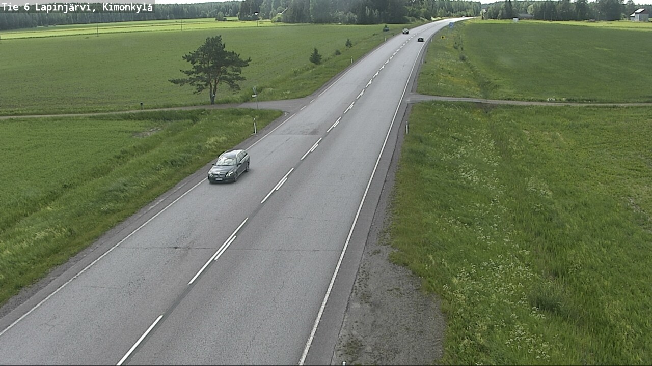 Weather Camera Image Väg 6 Lapinjärvi, Kimoböle, Lapinjärvi, Uusimaa
