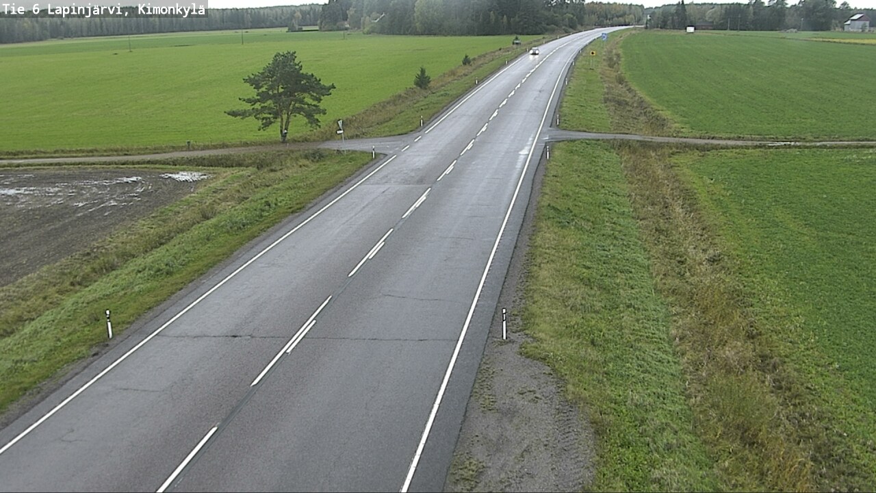 Weather Camera Image Road 6 Lapinjärvi, Kimonkylä, Lapinjärvi, Uusimaa