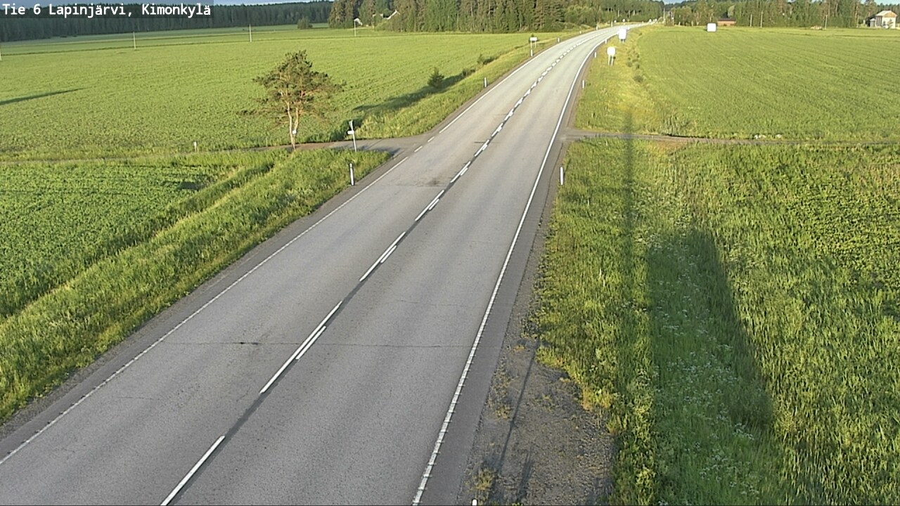 Weather Camera Image Väg 6 Lapinjärvi, Kimoböle, Lapinjärvi, Uusimaa