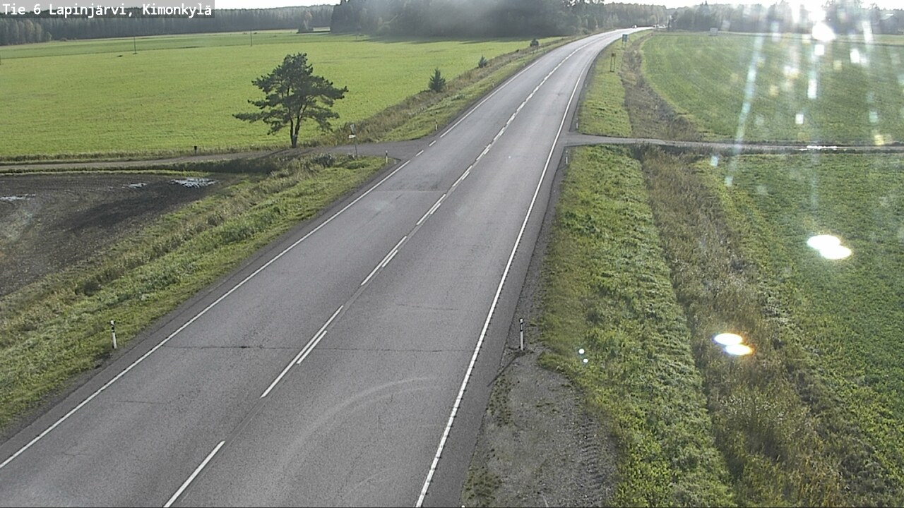 Weather Camera Image Väg 6 Lapinjärvi, Kimoböle, Lapinjärvi, Uusimaa
