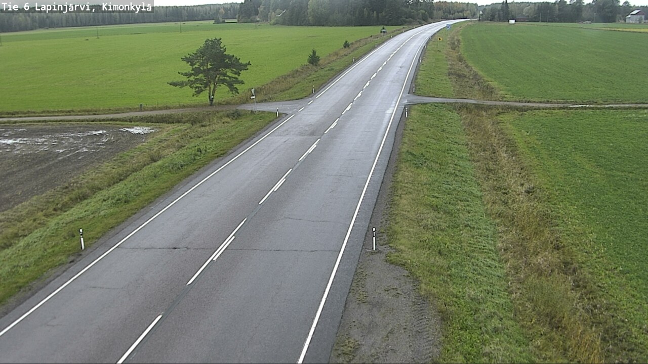 Weather Camera Image Road 6 Lapinjärvi, Kimonkylä, Lapinjärvi, Uusimaa