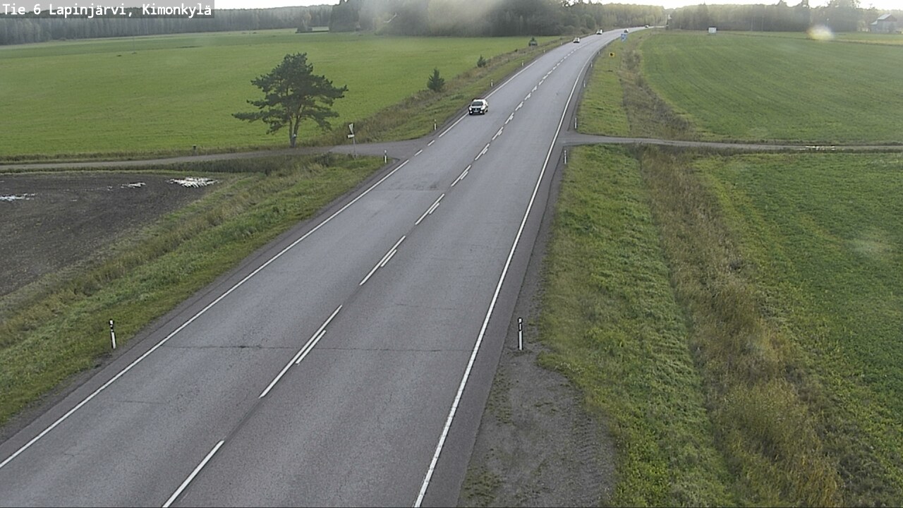 Weather Camera Image Väg 6 Lapinjärvi, Kimoböle, Lapinjärvi, Uusimaa
